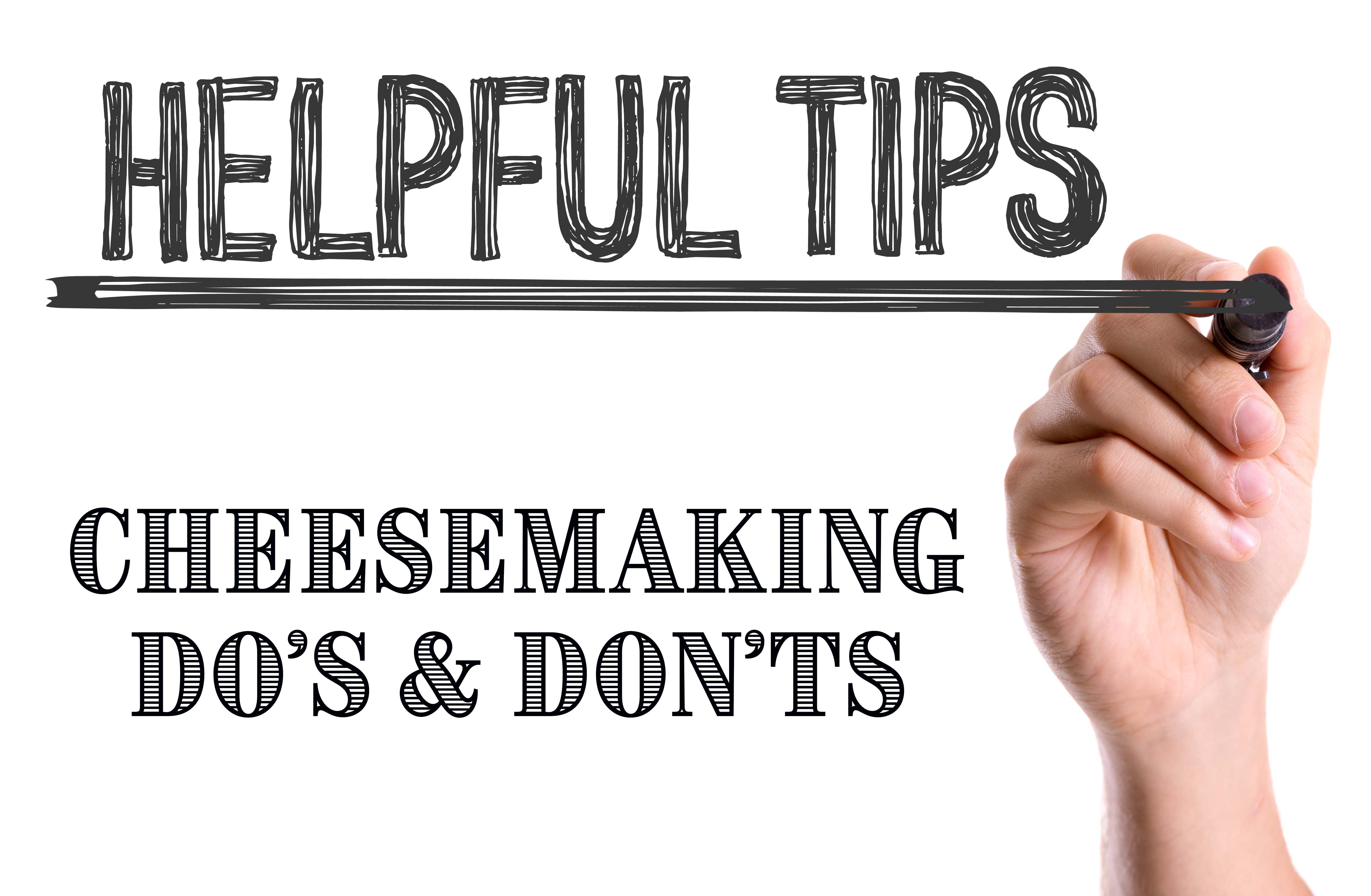 Cheesemaking Tips - Do's and Don'ts by The Beverage People