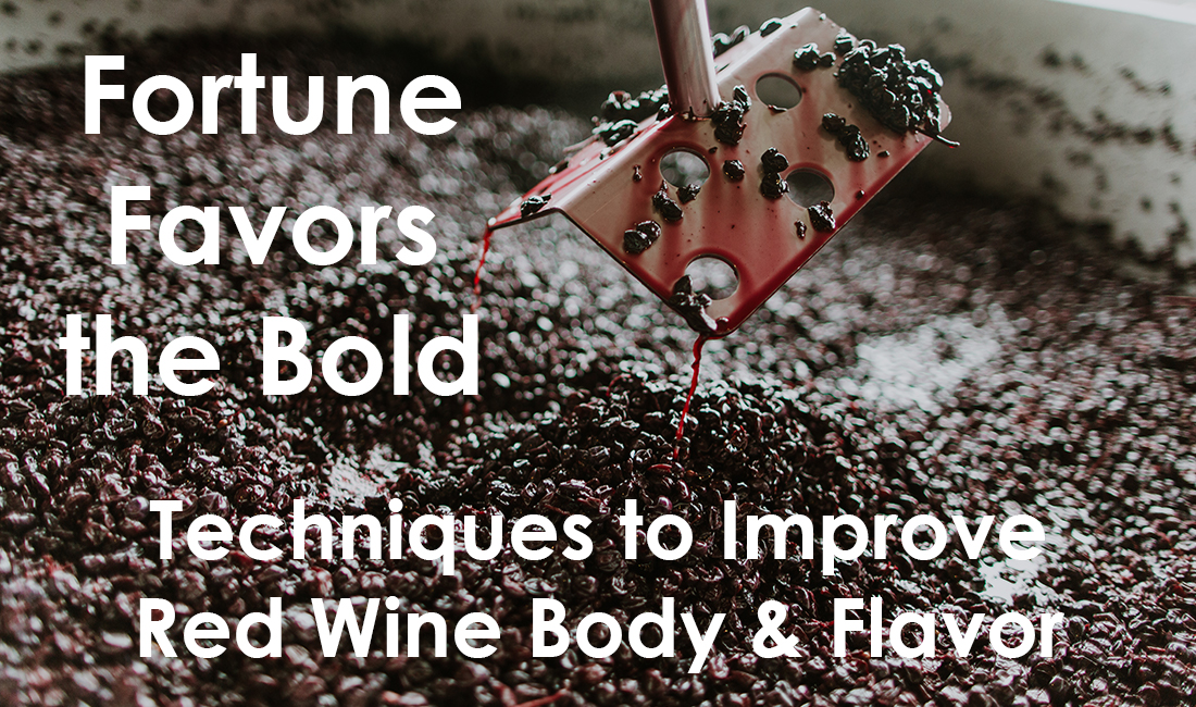 How to Improve Red Wine Body and Flavor
