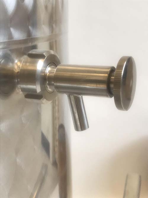1000L+ Tank Accessory - Stainless Steel Sample Tap - 3/8