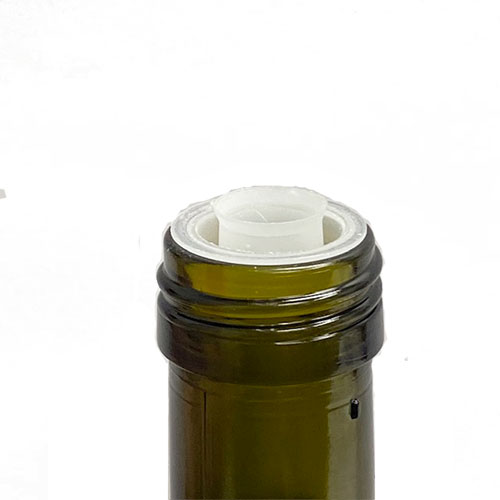 31.5 mm Screw Cap with Oil Fitment for Marasca and Dorica Bottles - GOLD Aluminum with Tamper Evident Seal - Single 2