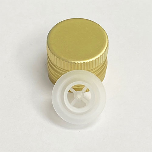 10957-Gold-Screw-Cap-for-Marasca-Dorica-with-Fitment