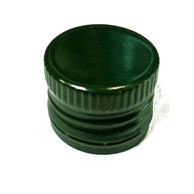 31.5 mm Screw Cap with Oil Fitment for Marasca and Dorica Bottles - GOLD OR GREEN Aluminum with Tamper Evident Seal - Single 1