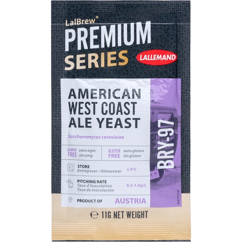 American West Coast Dry Ale Yeast - BRY-97 - Lallemand LalBrew - 11g