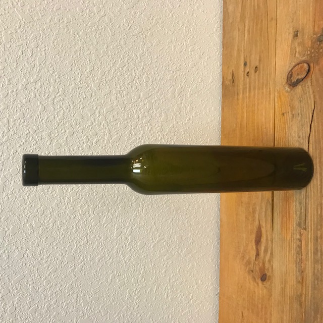 375 mL Bellisima Antique Green Wine Bottles, Long Neck - Case of 12