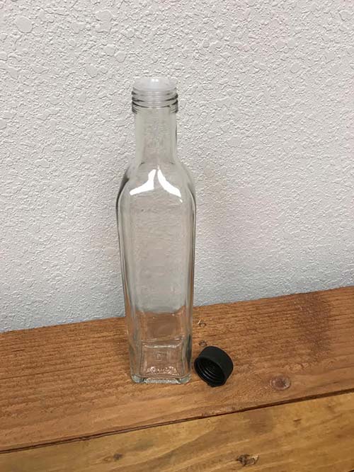 500 mL Marasca Bottle, Flint Clear, Screw Top - Case of 12 1