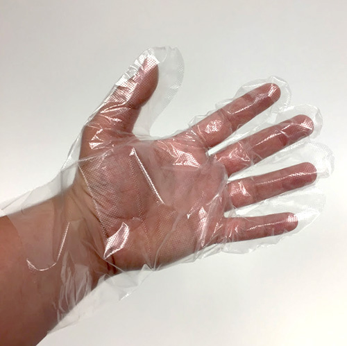 DISCONTINUED - Disposable Plastic Gloves - 100 Pack 2