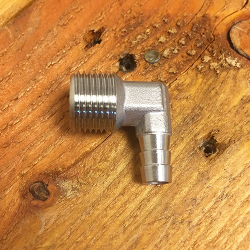 Elbow with 3/8
