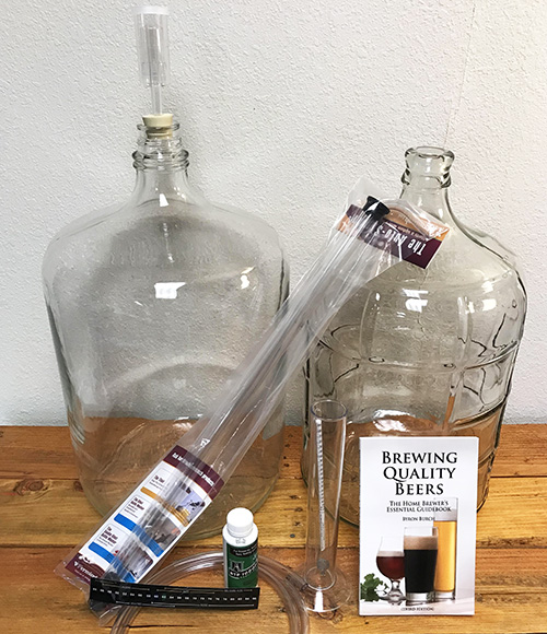 Beer Fermentation Kit for 5 Gallons - Glass