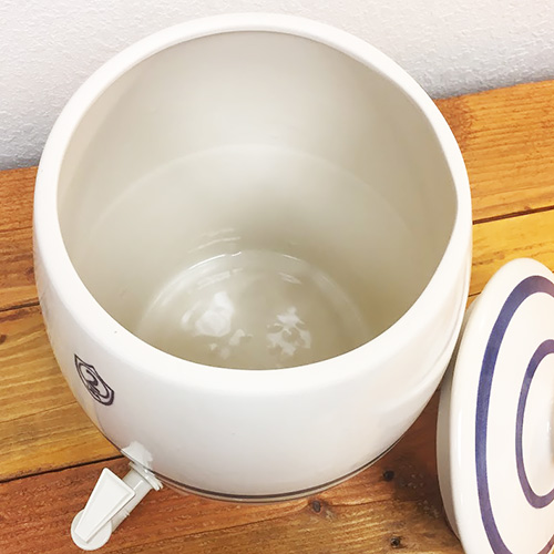Stoneware Keg - 2 gallons - with plastic spigot 2
