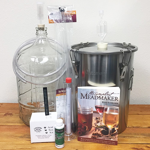 Home Brew Ohio Mead Making Starter Kit - Complete 1 Gallon Brewing Set