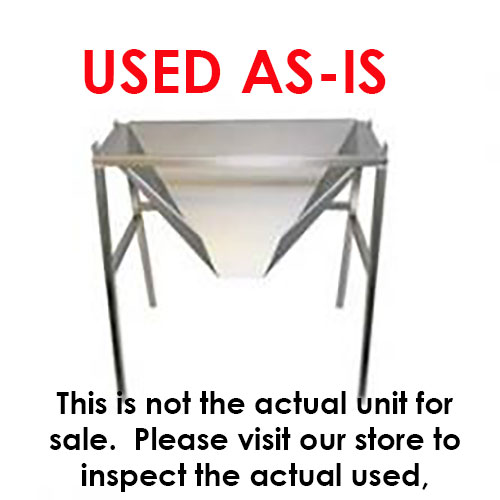 USED AS-IS - STAND with Stainless Chute for Crusher/Destemmer