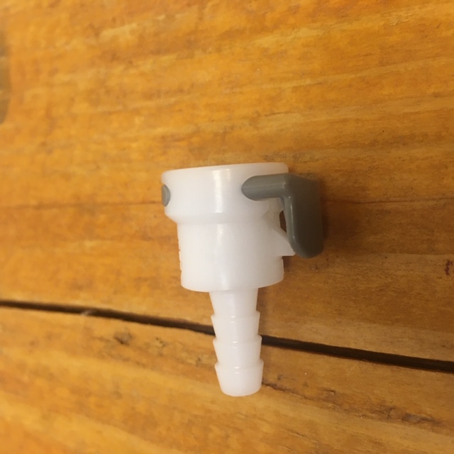 Quick Disconnect - 1/4 in. hose barb - acetal plastic - FEMALE SIDE ONLY