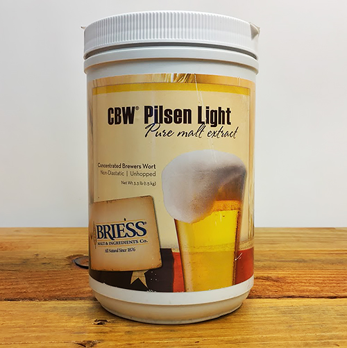 Briess CBW Pilsen Light Pure Malt Extract 3.3 lb Concentrated Brewers Wort 