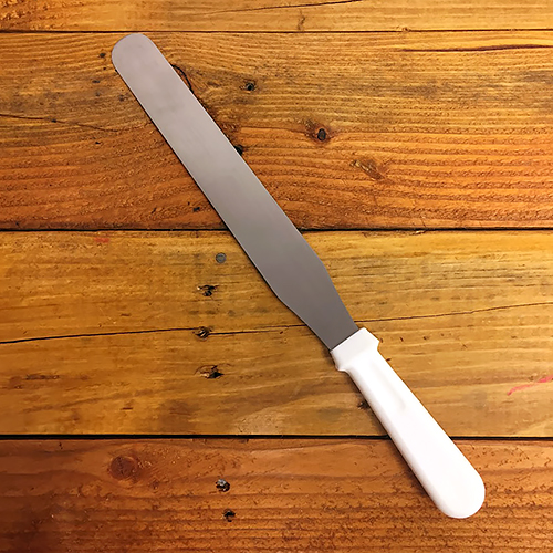 Curd Cutting Knife, 10 SS with Rounded Blade and polyethylene handle