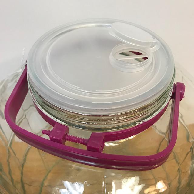 UNAVAILABLE WITH UNKNOWN ETA - Wide Mouth Carboy - 6 gallon - with Lid for Airlock 1