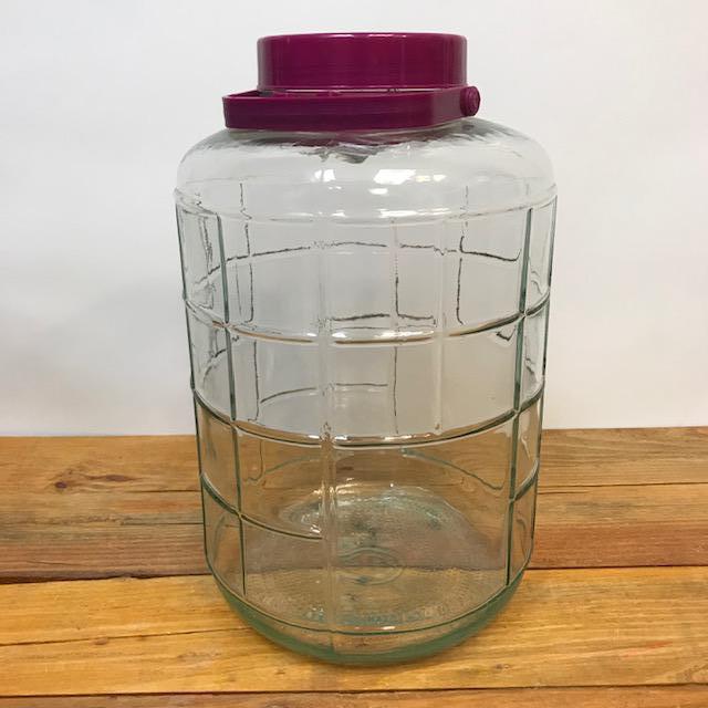 UNAVAILABLE WITH UNKNOWN ETA - Wide Mouth Carboy - 6 gallon - with Lid for Airlock