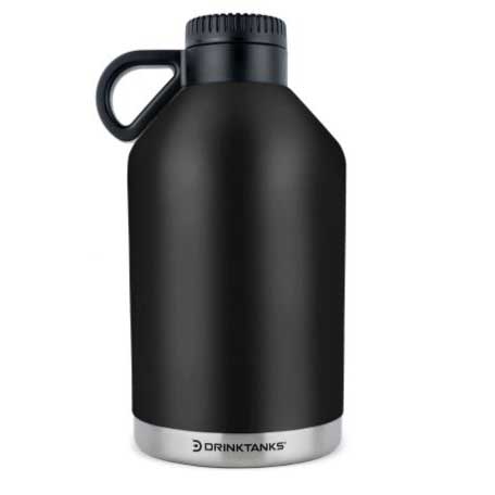 CLOSEOUT - DrinkTanks® Growler - 64 oz Session Series - Obsidian Color