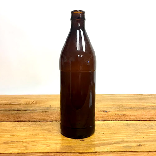 Beer Bottle, 500 mL (16.9 oz.) crown cap, 12 per case