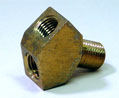 Wye Brass Splitter for Gas - Attache to CO2 Regulator - All Ports are 1/4