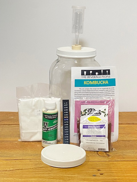 Kombucha Starter Kit Complete with SCOBY