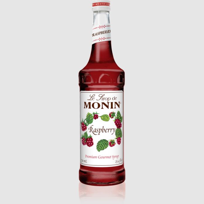 CLOSEOUT - Monin Syrup - Raspberry Flavor - 750 ml