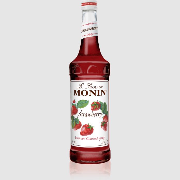 Monin® Syrup - Strawberry Flavor - 750 ml