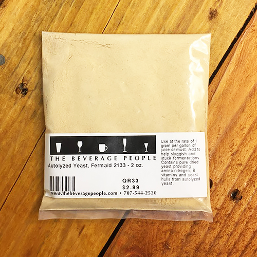 Autolyzed Yeast, Fermaid 2133 2 oz. The Beverage People