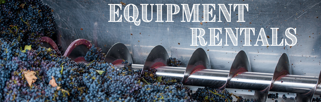 Winery Equipment Rentals