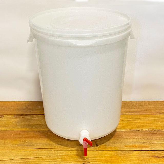 Bottling Bucket - One Spout - with Lid