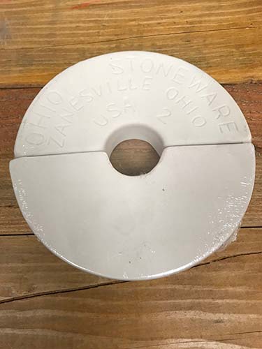 Ohio Stoneware Preserving Weights for 2 Gallon Crock