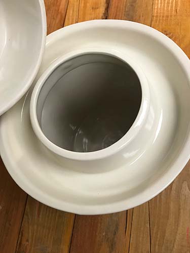 DISCONTINUED - Ohio Stoneware Water Seal Crock Set - 2 Gallon - includes Lid and Weights 1