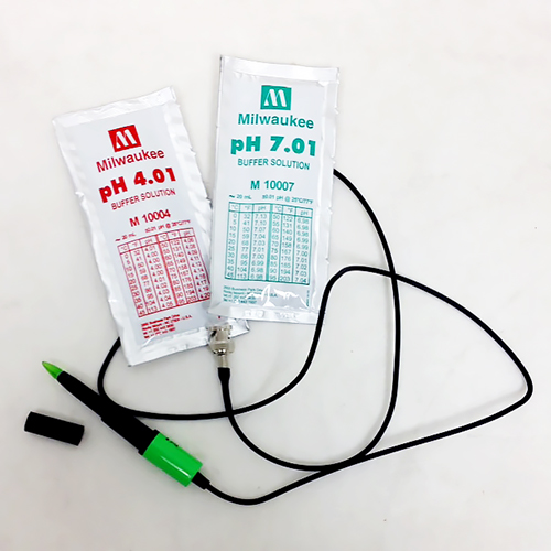 DISCONTINUED - pH Shaft Probe fits Milwaukee MW101/2, 0 -14pH, ATC Excellent for Meat and Cheese.