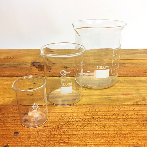 DISCONTINUED - 400 mL Beaker, Low form borosilicate glass/student grade 1