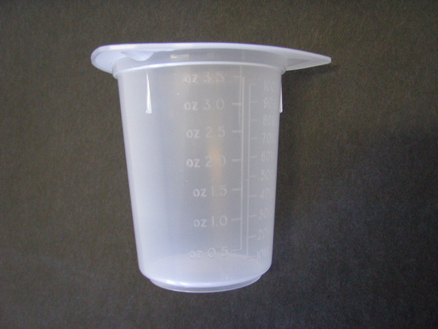 100 mL Graduated Beaker, polypropylene, each