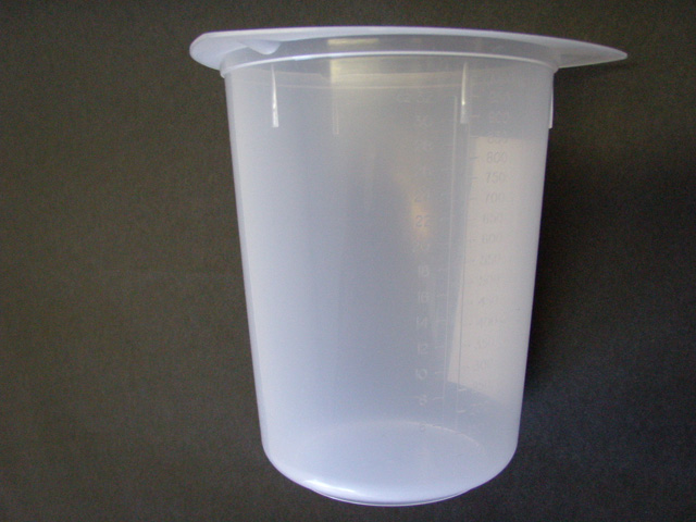 1000 mL Graduated Beaker, polypropylene, each