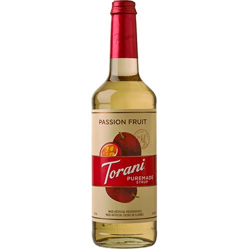 DISCONTINUED - Torani Syrup - Passion Fruit PUREMADE Flavor - 750 ml