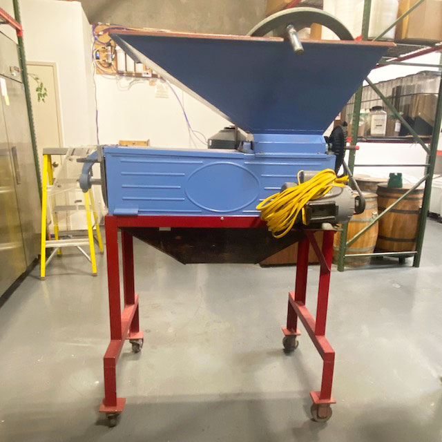 USED ASIS Grape Crusher Destemmer ELECTRIC & MANUAL OPERATION