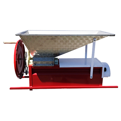 SOLD OUT FOR 2023 - UNAVAILABLE WITH UNKNOWN ETA - Grape Crusher Destemmer - Manual - Stainless Hopper and Stem Grate