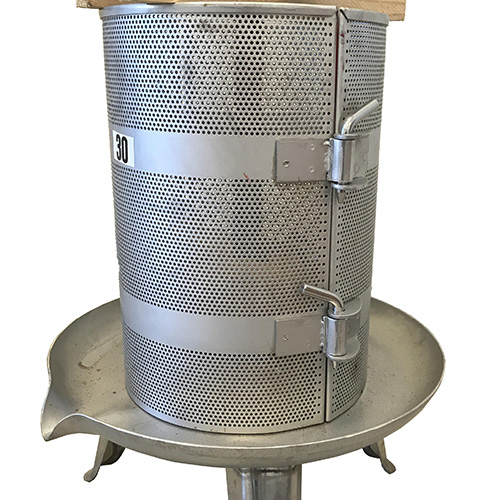 SPECIAL ORDER ONLY - JULY 2022 ARRIVAL - #30 Ratchet Wine Press - Stainless Base and Cage 1