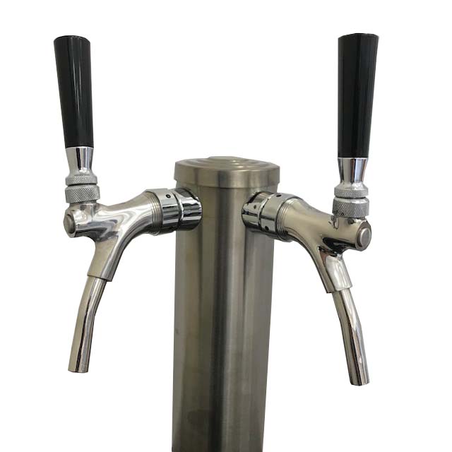 Winerator for Wine on Tap - Dual Faucet Tower - Stainless Service Components - Temp range 26 - 82 degrees F. 1