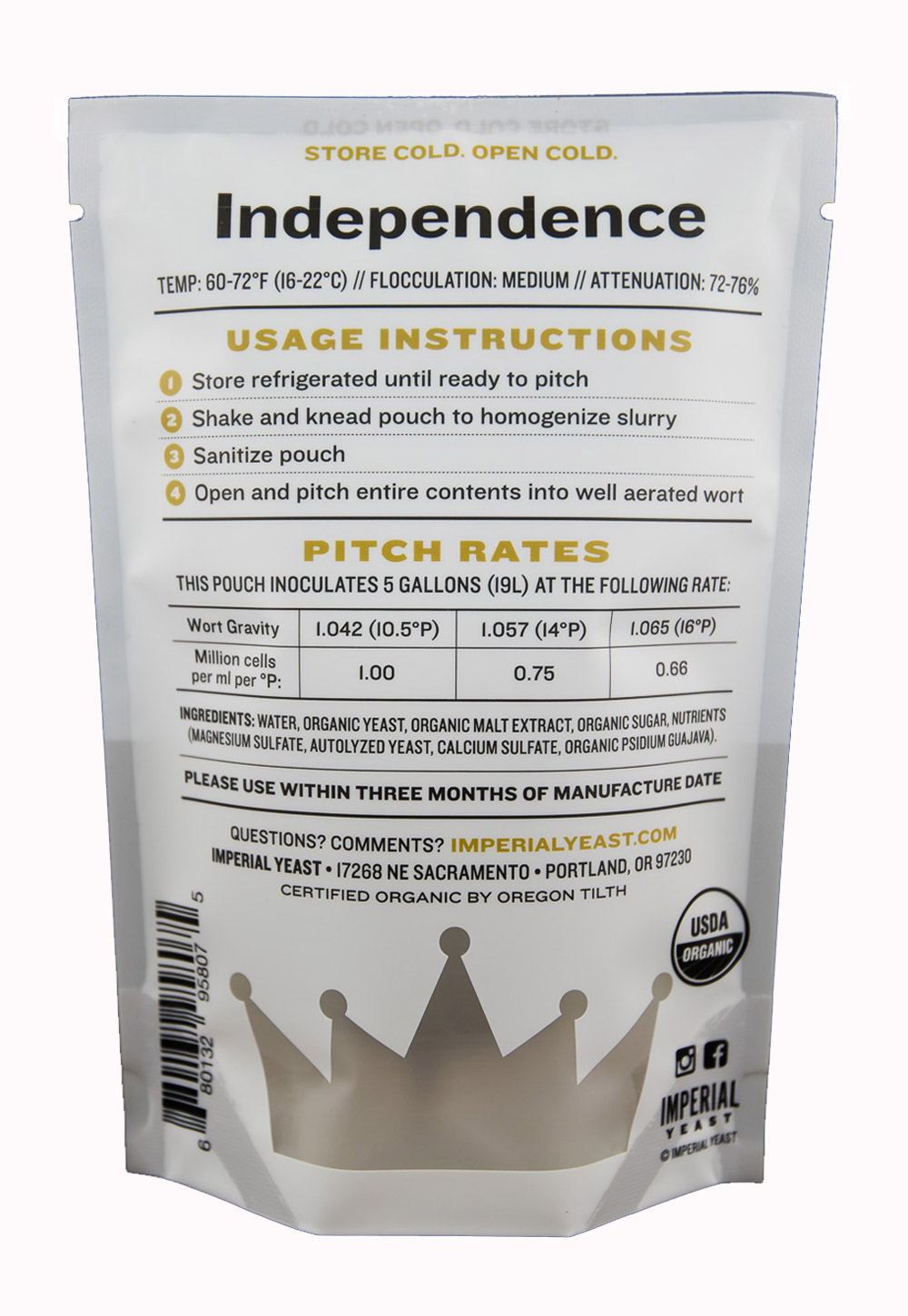 A15 Independence Ale Yeast from Imperial Yeast 1