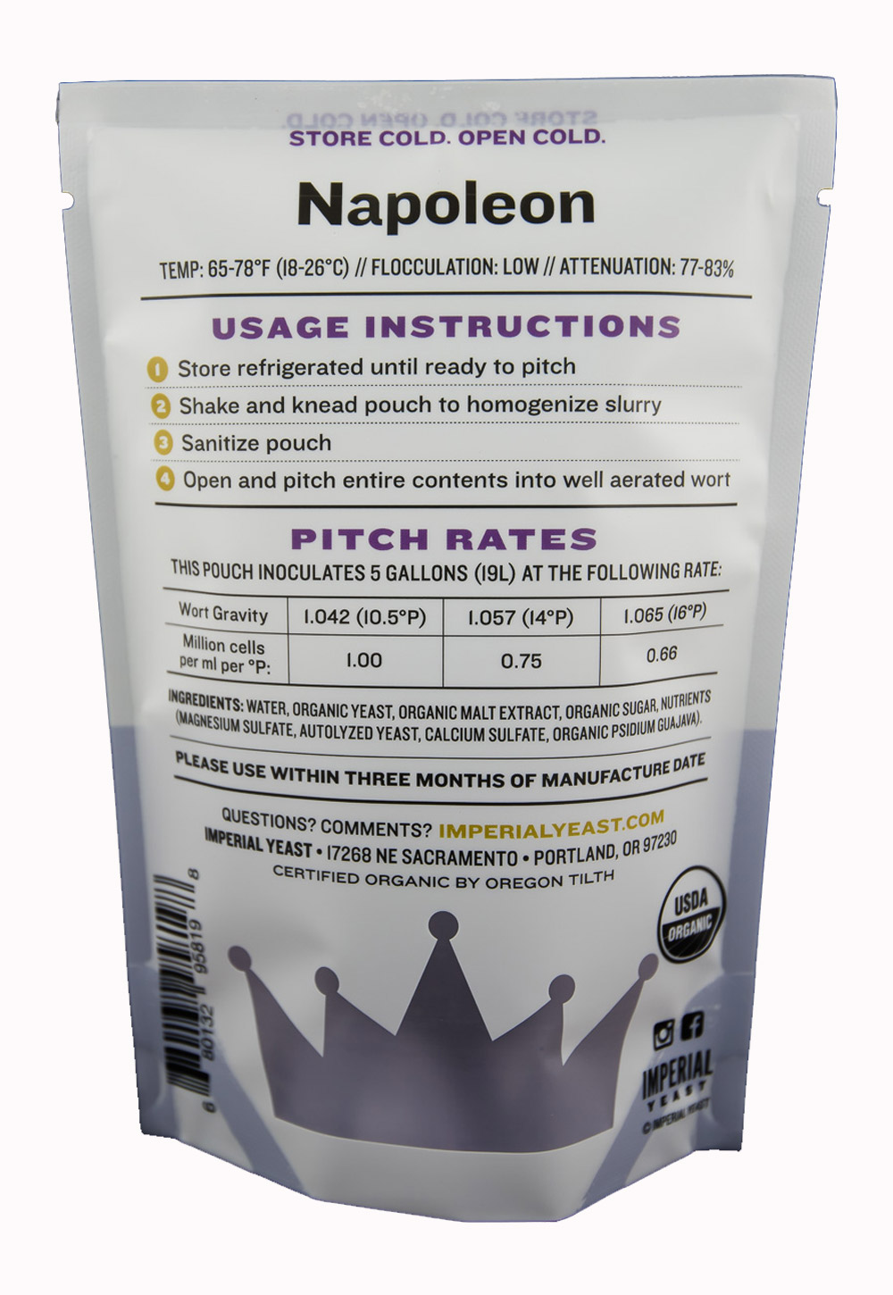 B64 Napoleon Saison Yeast from Imperial Yeast 1