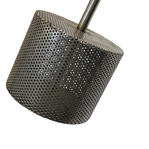 Racking Tube with Lees Filter 1/2" Diameter Stainless Steel 24