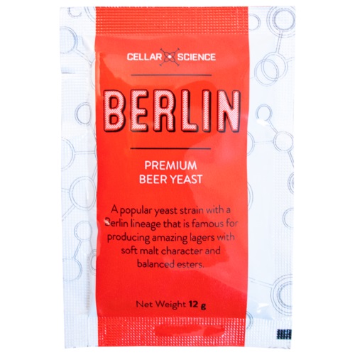 BERLIN German Lager Dry Yeast - CellarScience -12 g 