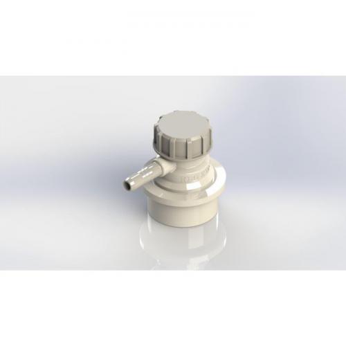 LOW PROFILE COMBI BARB - Ball Lock Disconnect - Gas - Connect to 3/16