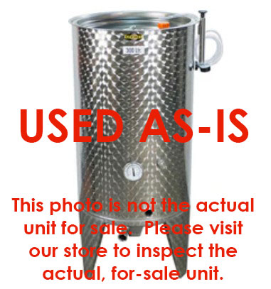 USED AS-IS - Speidel Variable Capacity Stainless Tank - 79 gallons - 300 liters - Two 1.5
