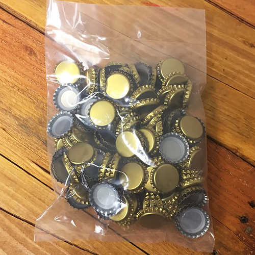 Crown Caps - Gold - Standard 26 mm - Oxygen Absorbing - 144 ct.