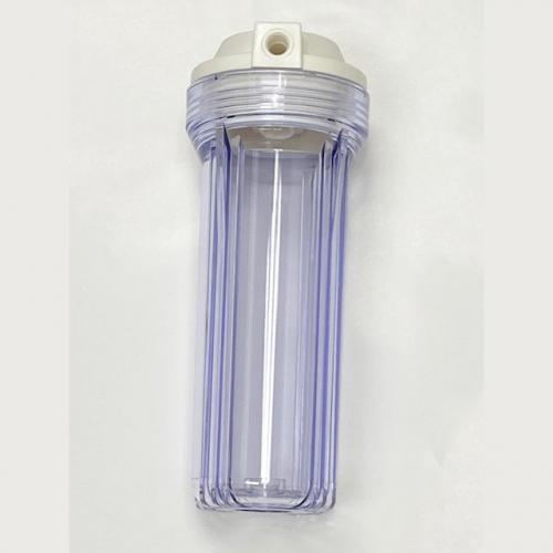 Filter Housing - 10 inch - Clear Plastic with 1/4 NPT