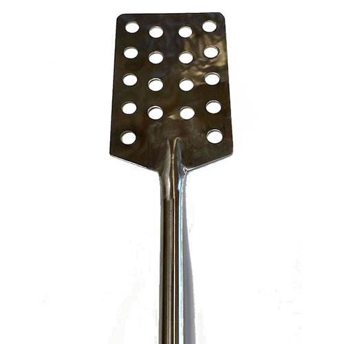 Stainless paddle for mash - Drilled Holes - 30