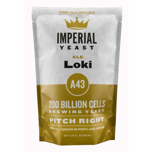 A43 Loki Kveik Ale Yeast from Imperial Yeast